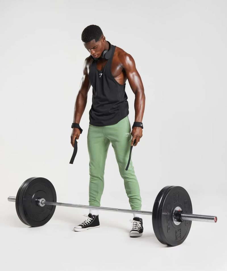 Men's Gymshark React Jogger Green | CA 786130